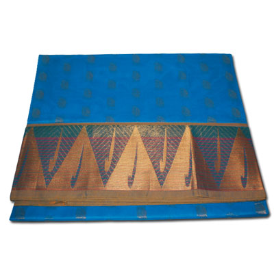 "Anandablue color venkatagiri seico saree - MSLS-132 - Click here to View more details about this Product